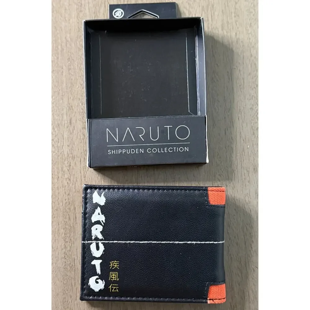Naruto Shippuden Leaf Village Bifold Wallet Anime Licensed NEW in Box